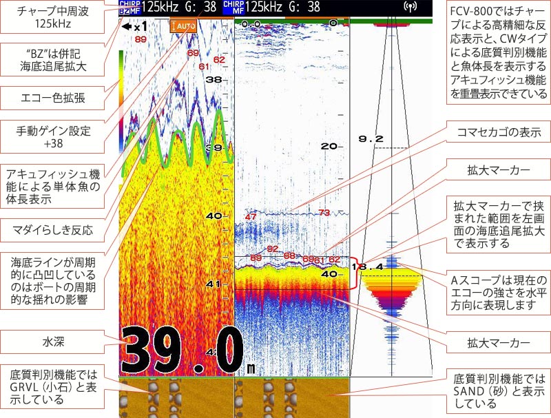 マダイを追う vol.18 GPS魚探映像